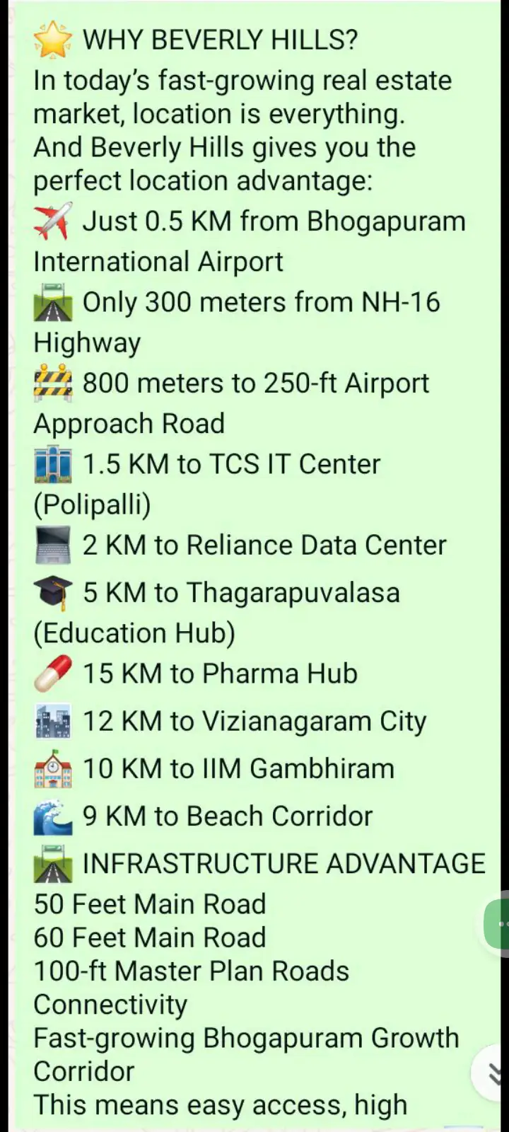 VMRDA COMMERCIAL VILLA PLOTS
